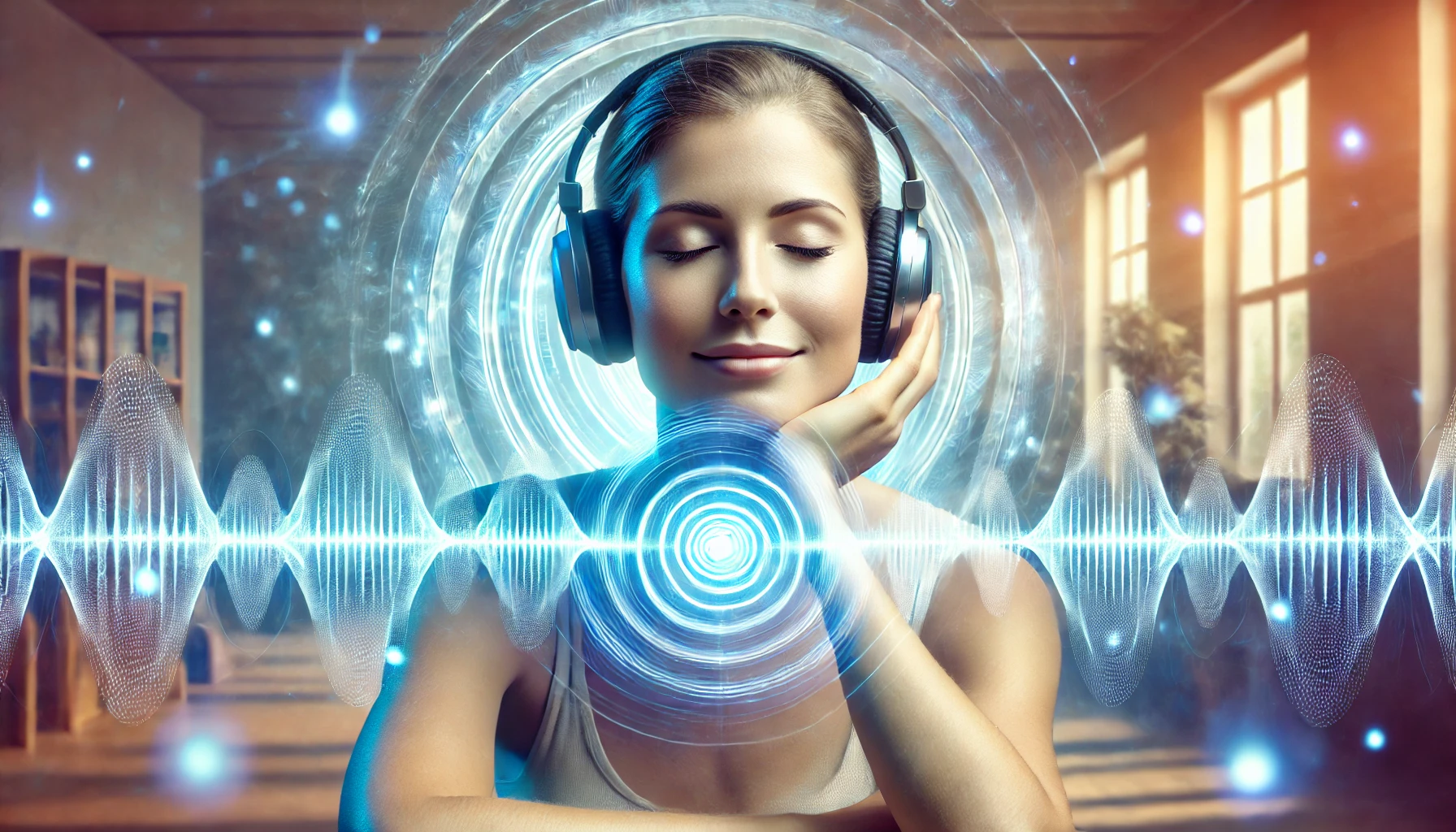 Eye-level view of a serene meditation space